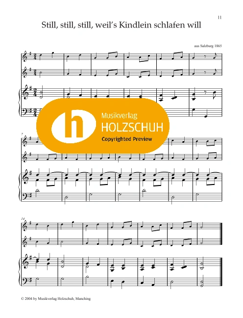 Still, still, still, weils Kindlein schlafen will